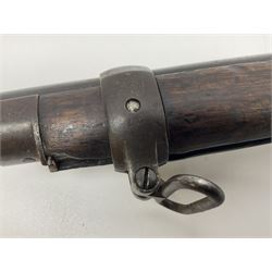 RFD ONLY AS NO CIVILIAN PROOF MARKS - Victorian Enfield 1886 .577/450 Martini Henry Mk.IV long lever rifle, partially dismantled with most parts thought to be present, 84cm(33