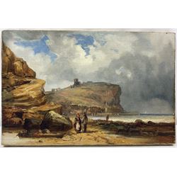 Ralph Reuben Stubbs (British 1824-1879): Scarborough from Cornelian Bay, oil on canvas signed and dated 1858, titled signed and dated on the stretcher 22cm x 33cm (unframed) 
Provenance: private collection, purchased David Duggleby Ltd 3rd March 2014, Lot 200