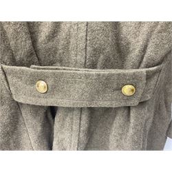 French Gendarmerie greatcoat, bears label for 'Maitre-Tailleur F.M. Barronnier 52 Chaumont 13 Rue Ferrer'; and French greatcoat (Indochine Period Vietnam 1947/1953)