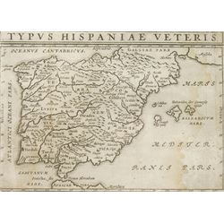 Joseph Justus Scaliger (Dutch 1540-1609 editor): 'Typus Hispaniae Veteris', 17th century e...