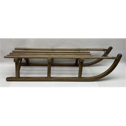 Davos wooden sledge, L108cm