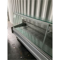 Two serve-over refrigerated display counters, marble top - THIS LOT IS TO BE COLLECTED BY APPOINTMENT FROM DUGGLEBY STORAGE, GREAT HILL, EASTFIELD, SCARBOROUGH, YO11 3TX