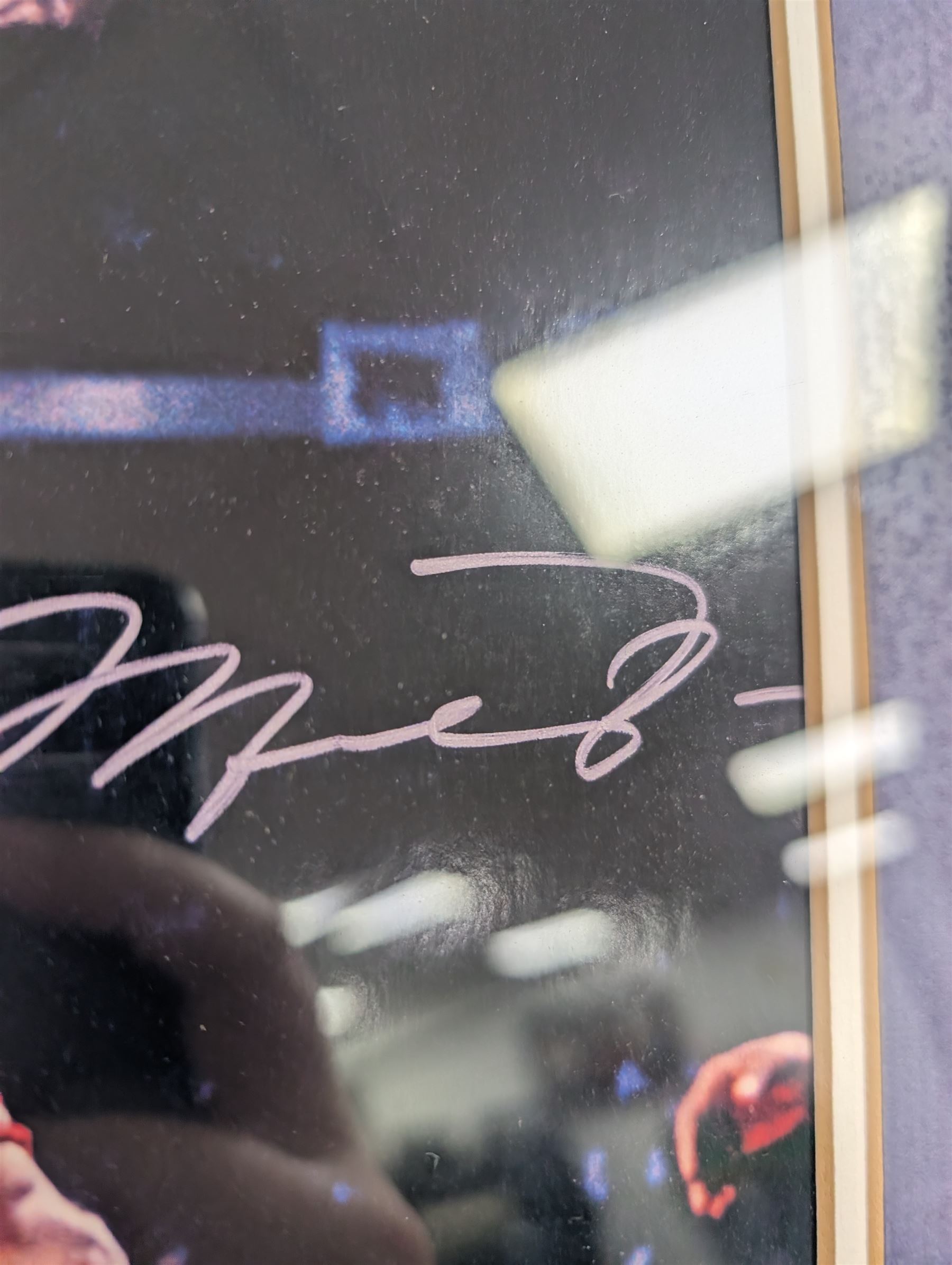 Michael Jordan signed 10 x 7