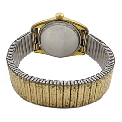Tudor Oyster gentleman's gold-plated wristwatch, on expanding gold-plated bracelet