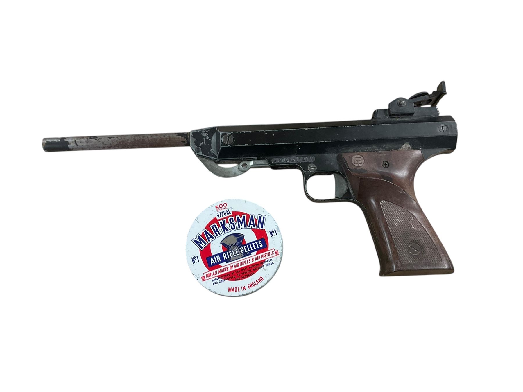  Italian R071 Panther break barrel .177 air pistol and pellets 