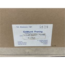 Attrib. Myles Birket Foster (Briitsh 1825-1899): Two Children Climbing a Fence, unfinished watercolour and pencil unsigned 17cm x 26cm