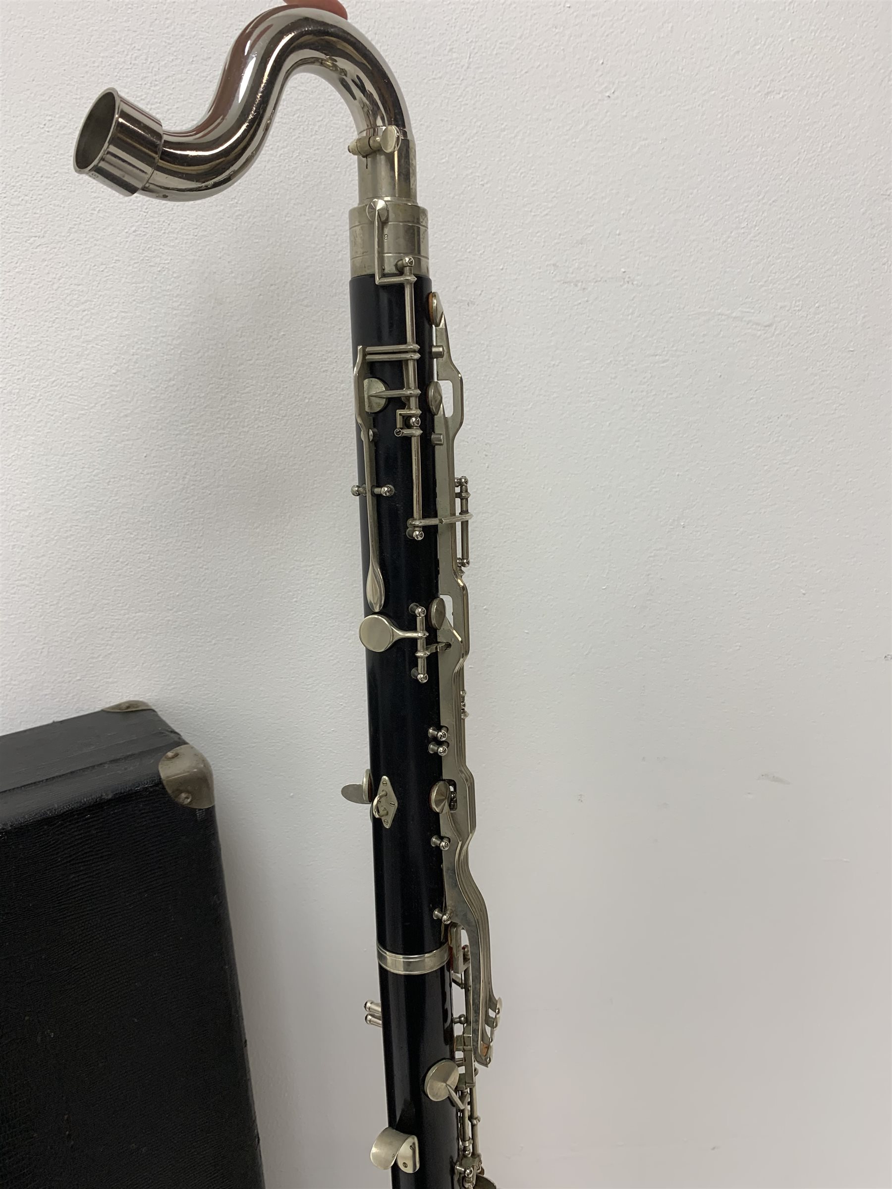  LeBlanc Paris four-piece bass clarinet, serial no. 5197, L96cm, in fitted case with accessories  