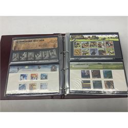 Queen Elizabeth II mint decimal stamps, mostly in presentation packs, face value of usable postage approximately 260 GBP