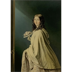 George Baxter: 'The Bride', mid 19th century colour print 36cm x 26cm