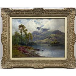 Alfred Fontville de Breanski Jnr. (British 1877-1945): 'The Trossachs - Loch Katrine and Ben Venue', oil on canvas signed, titled verso 45cm x 60cm