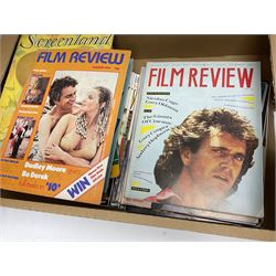 Miscellaneous ephemera including large quantity of theatre programmes c1936-2000s, some bearing signatures; 1930s/40s sheet music; film magazines including Screenland 1928, Theatre Arts 1950s, Film Review 1980s/90s etc