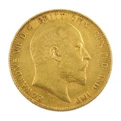 Edward VII 1907 gold full sovereign