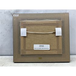 Tony Gittins (British 1970-): 'Easy My Troubles, That's What you Do', oil on canvas board signed, titled on printed label verso 27cm x 34cm 