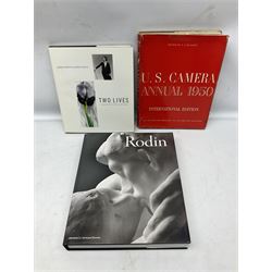 Fourteen assorted photography and art reference books, to include Edvard Munch, Rodin, Brett Weston, Ansel Adams, etc