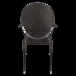 Philippe Starck for Kartell - 'Louis Ghost' chair, designed by Philippe Starck, inspired by the Louis XV style in transparent polycarbonate