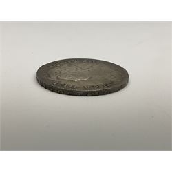 Queen Anne 1709 half crown coin