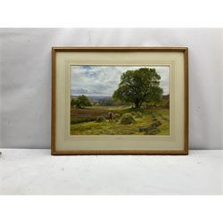 George Vicat Cole (British 1833-1893): 'Haymaking', gouache and watercolour unsigned 35cm x 50cm
Provenance: East Yorkshire private collection; Sotheby's 22nd March 2005 Lot 143; with The Leger Galleries, Old Bond Street, May1965; the collection of Mrs L H Leach