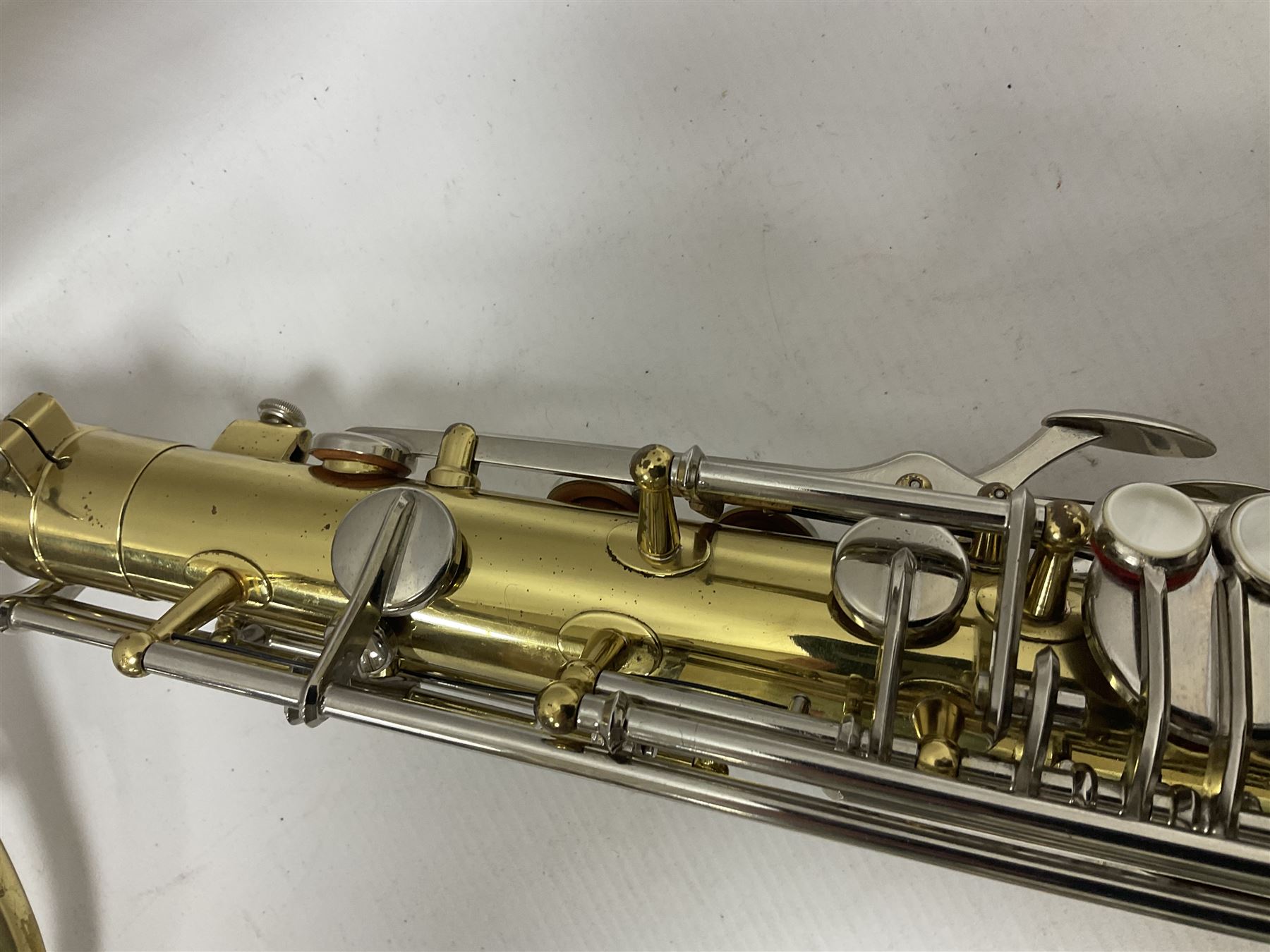 Lafleur by Boosey & Hawkes student tenor saxophone in fitted case with accessories, built in Czechoslovakia
 
