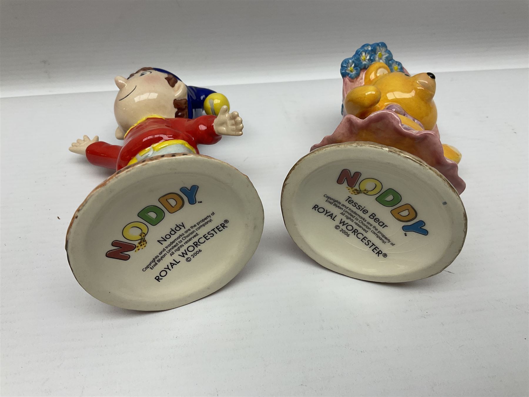 Twelve Royal Albert Beatrix Potter figures, including Mr Alderman Ptolemy, Peter Rabbit and This Pig Had None, etc, some boxed, together with four Royal Worcester Noddy figures, including Big Ears and PC Plod, boxed