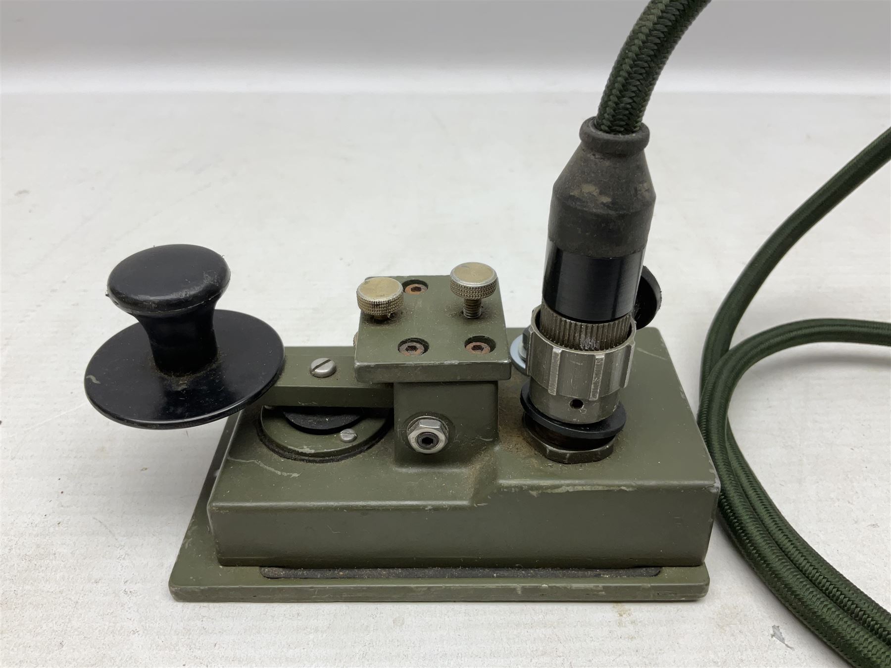 MOD British Army Royal Ordnance Factory R.O.F. Blackburn 93 Morse signals telegraph key with broad arrow