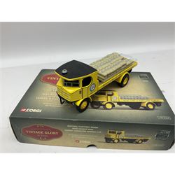 Four boxed Corgi ‘Vintage Glory of Steam’ die-cast models, comprising Fowler B6 Road Locomotive, Foden Steam Wagon, Sentinel Platform Wagon and Foden Dropside Wagon