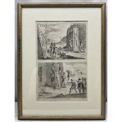French School (19th century): Torture Scenes, set of eight engravings variously titled 30cm x 20cm (8)