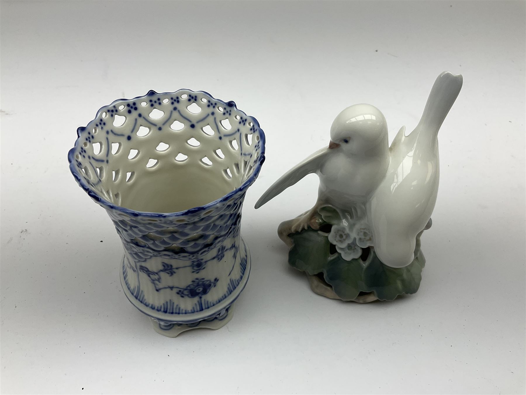 Royal Copenhagen Blue Fluted Lace vase | Antiques, Collectables 