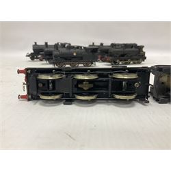 ‘00’ gauge - seven kit built steam locomotives with various numbers and wheel arrangements finished in the style of L&Y, LNWR, British Railways, Highland Railway etc with black liveries 
