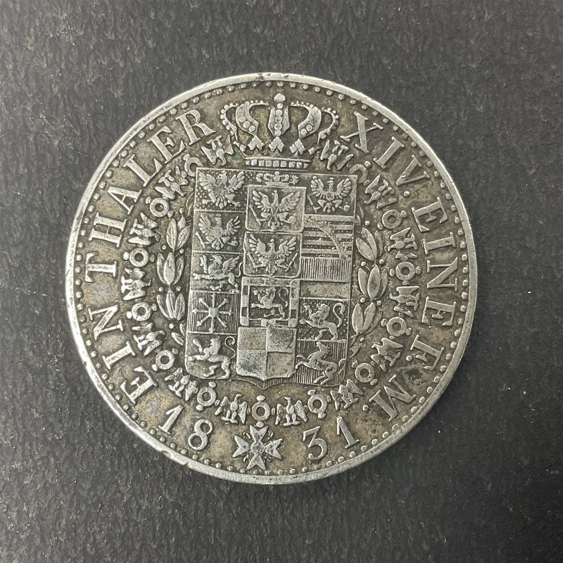 Kingdom of Prussia Friedrich Wilhelm III 1831 silver thaler coin