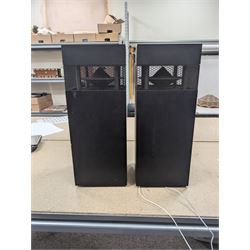 Sansui stereo tuner amplifier 1000X, pair of Sansui SP-2002 speakers and a pair of Hitachi SS-W50 omnidirectional speakers