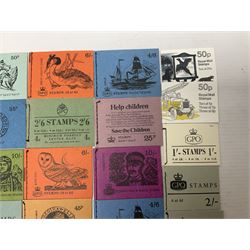 GPO pre -decimal stamp booklets and other stamp booklets, some being complete