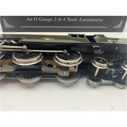 Ace Trains '0' gauge - limited edition E8 Stanier 2-6-4 tank locomotive No.42546 in late BR passenger green with final totem; for two or three rail running; boxed with original packaging and instructions in outer delivery box