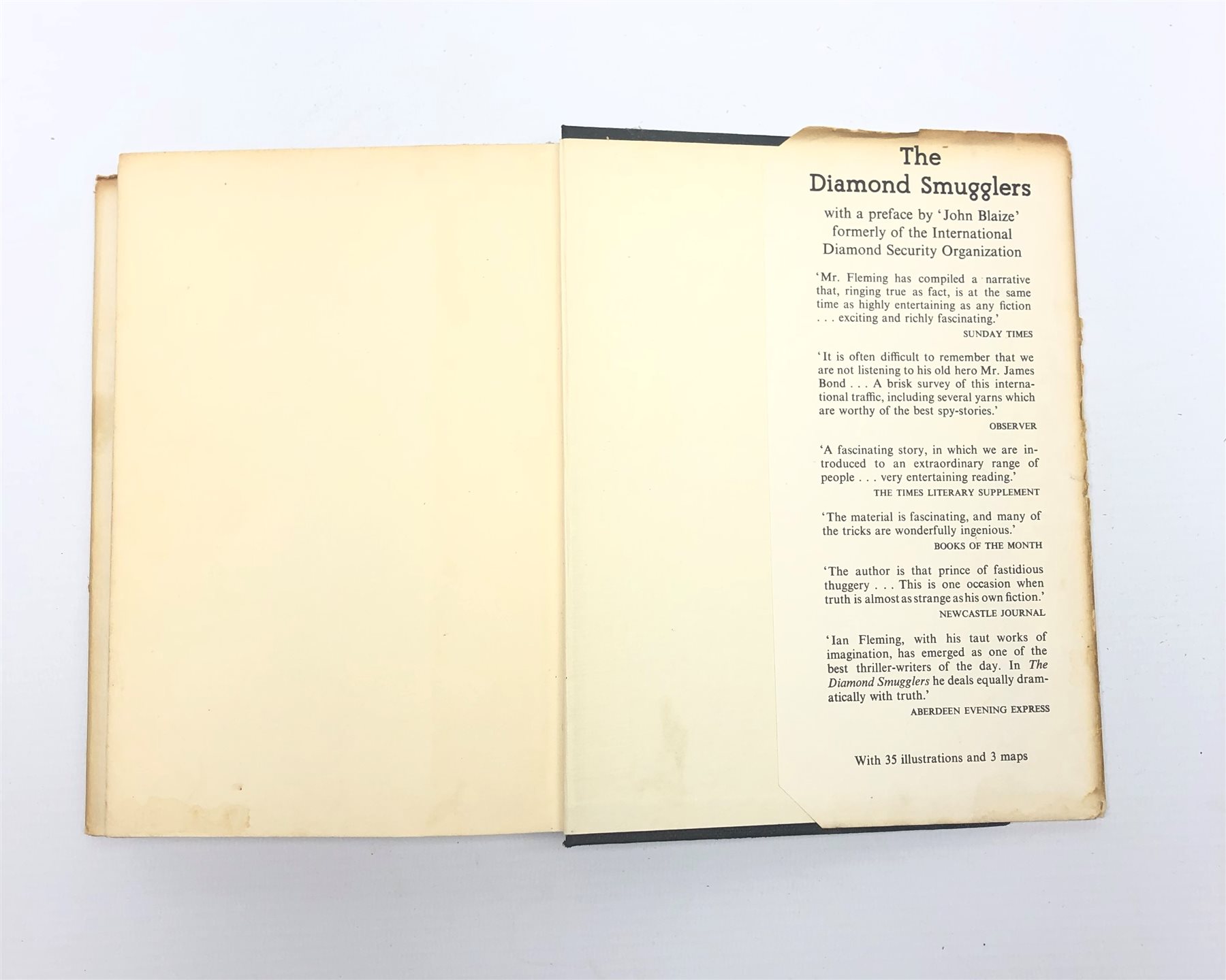  Fleming Ian: Goldfinger. 1959 First edition. Embossed black cloth/gilt. Unclipped dustjacket.   