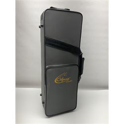 Odyssey Premier straight soprano saxophone l56.5cm; in fitted carrying case with accessories