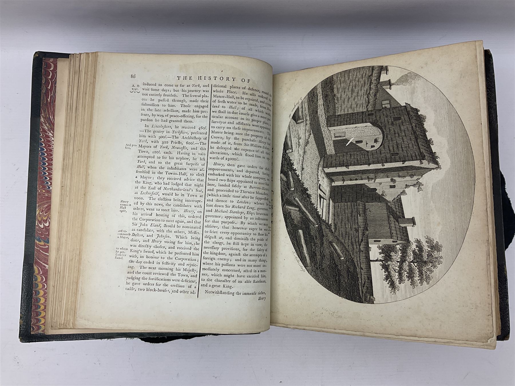 Hadley George, A New and Complete History of the Town and County of the Town of Kingston-upon-Hull; T. Briggs Hull 1788, frontispiece and other engraved plates