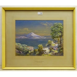 Charles Edmund Rowbotham (British 1856-1921): 'The Lake of Zug Switzerland', watercolour and gouache signed 30cm x 41cm