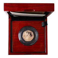 The Royal Mint United Kingdom 2024 'D-Day' gold proof fifty pence coin, cased and boxed wi...