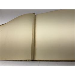 Balaschoff & Herbillon: L'Armee Allemande Sous L'Empereur Guillaume II. 1890 Paris. Forty-five laid-in chromolithograph plates together with numerous text illustrations. Oblong folio. Full moroccan leather and gilt binding with painted English Royal Crest to front cover and a.e.g.