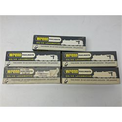 Wrenn '00' gauge - five Class R1 0-6-0 tank locomotives - No.7420 in LMS Red; No.31337 in BR Black; No.31340 in BR Malachite Green; No.1127 in Southern Green; all in boxes with instructions; and No.1127 in Southern Green; in associated Wrenn box (5)