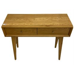 Side table with two drawers