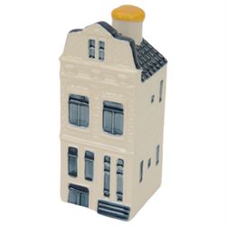 Eighteen KLM Miniatures, each blue Delft house form miniature produced exclusively for KLM Airlines by Bols Amsterdam, most with contents  