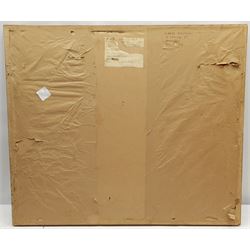 Max Rayton (Australian 20th century): Tough as Old Boots, charcoal signed, dated '46 on exhibition label verso 34cm x 46cm 
Provenance: exh. Royal South Australian Society of Arts, September 1946, label verso