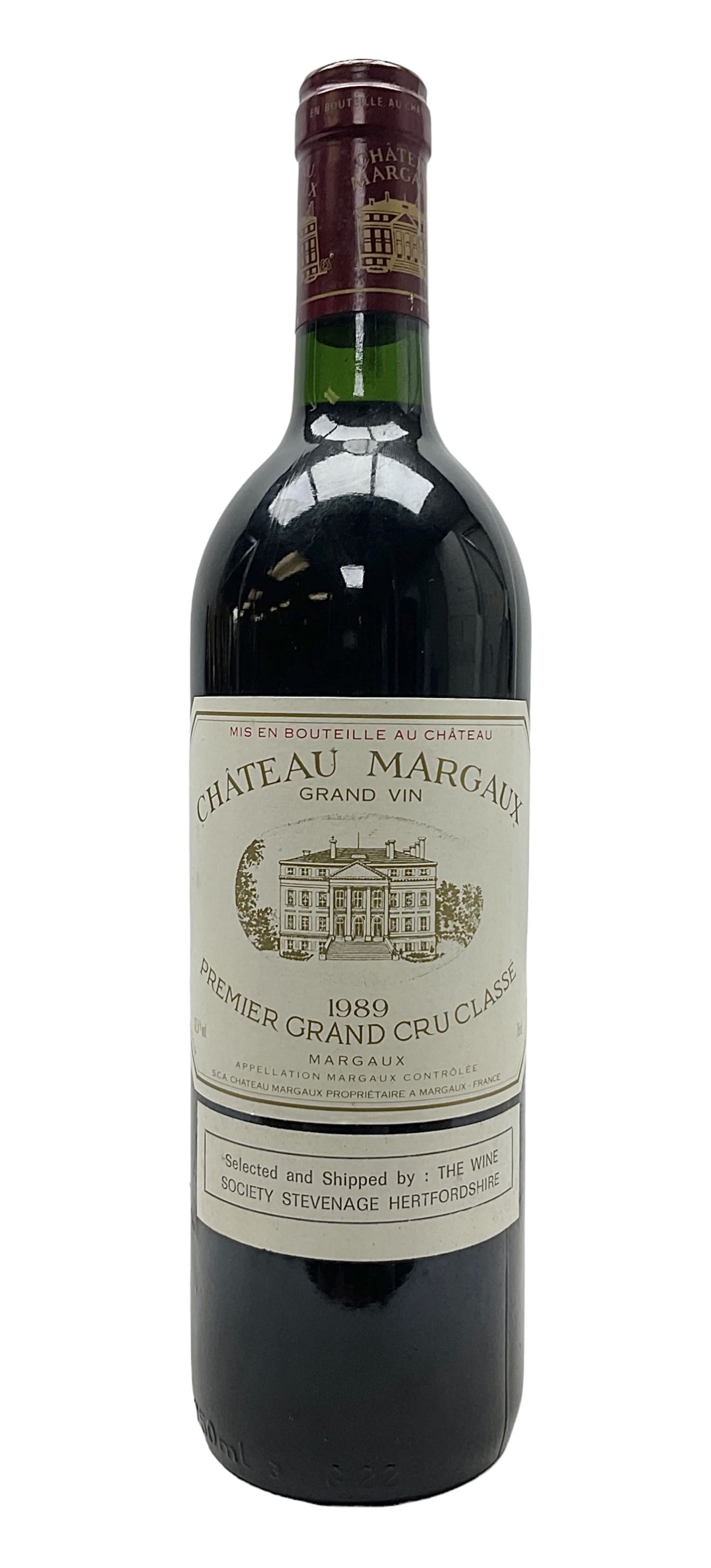 Chateau Margaux, 1989, Premier Grand Cru Classe Margaux, 75cl, 12.5% vol