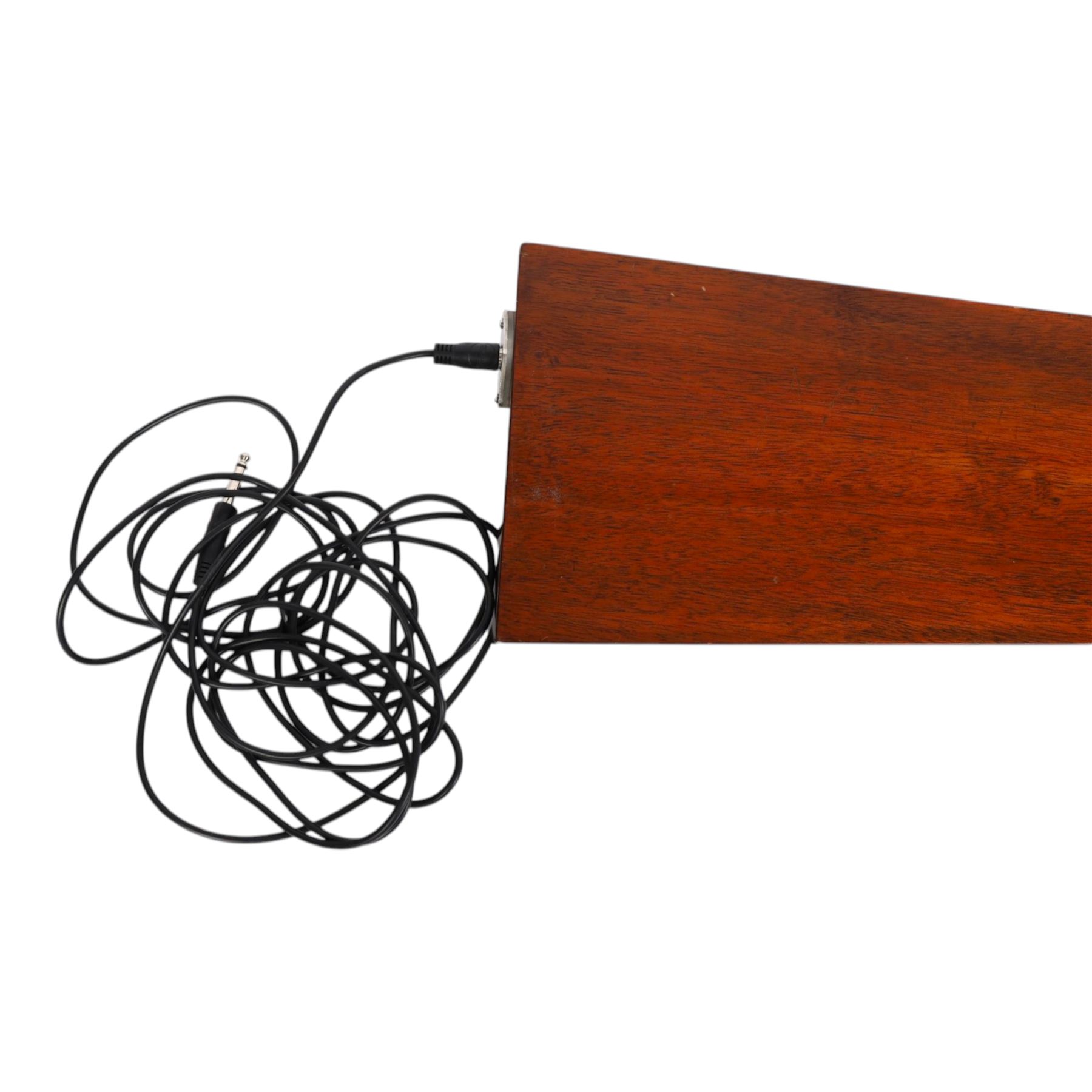 Early 1960s lap steel electric guitar with mahogany body and Plato pick-up, L81.5cm