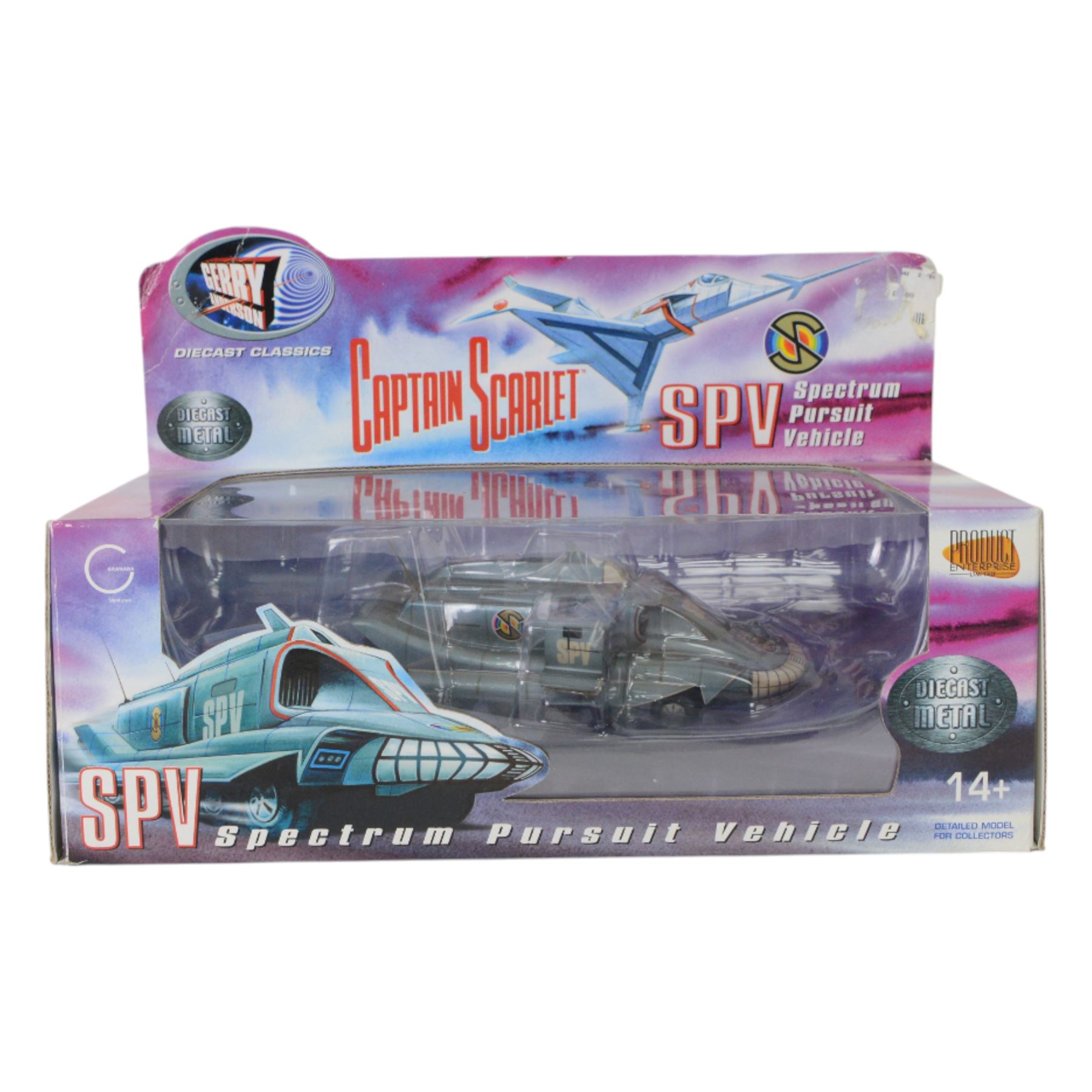 Product Enterprise Gerry Anderson Captain Scarlet Spectrum Pursuit Vehicle diecast model, boxed