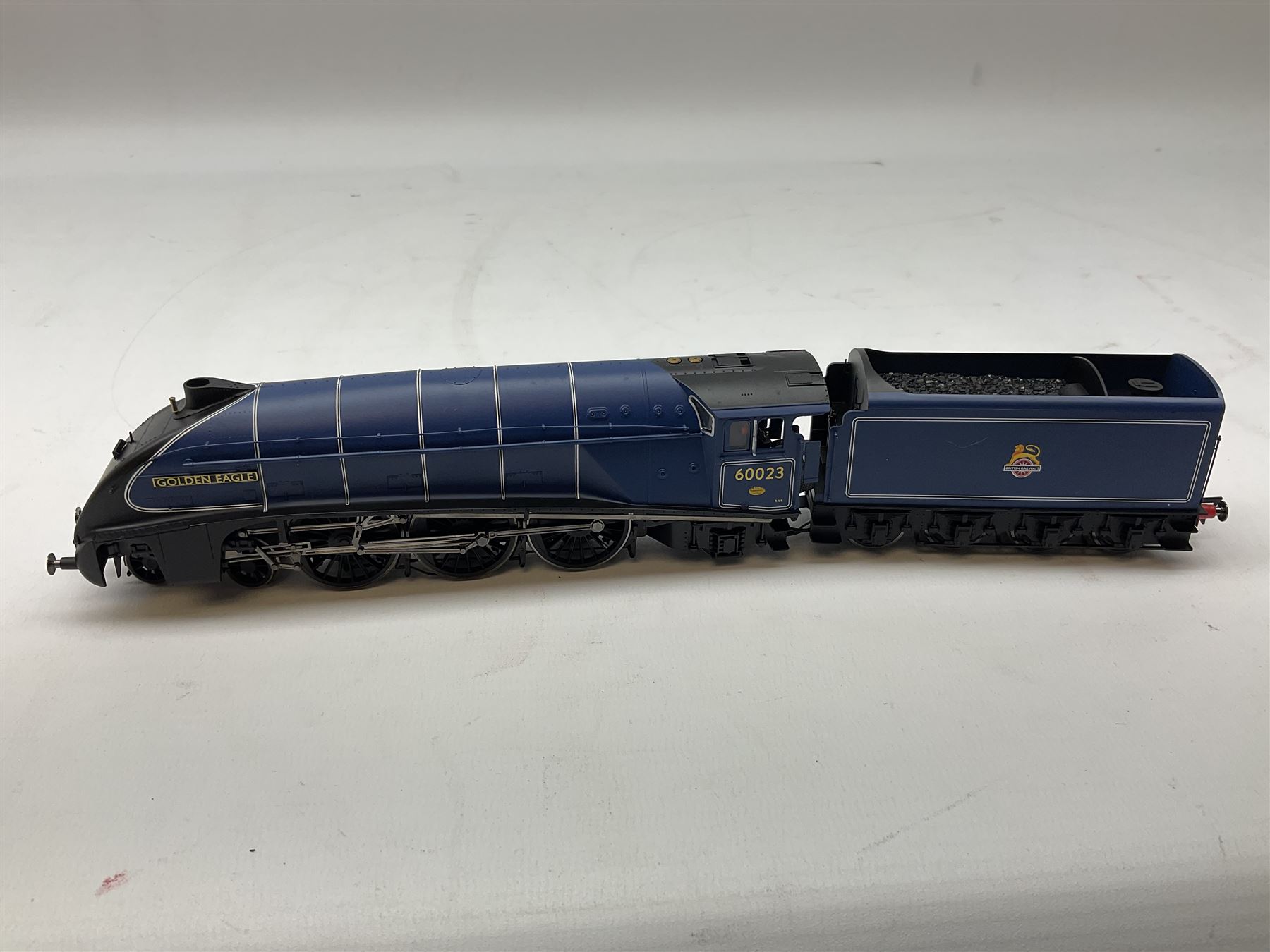 Hornby '00' gauge - Class P2 2-8-2 locomotive 'Cock O' The North' no. 2001, Class A4 4-6-2 locomotive 'Woodcock' no. 4493, Class A4 4-6-2 locomotive 'Golden Eagle' no. 60023 and Merchant Navy Class (Original) 4-6-2 locomotive 'Channel Packet' no. 21C1, all DCC ready (4)