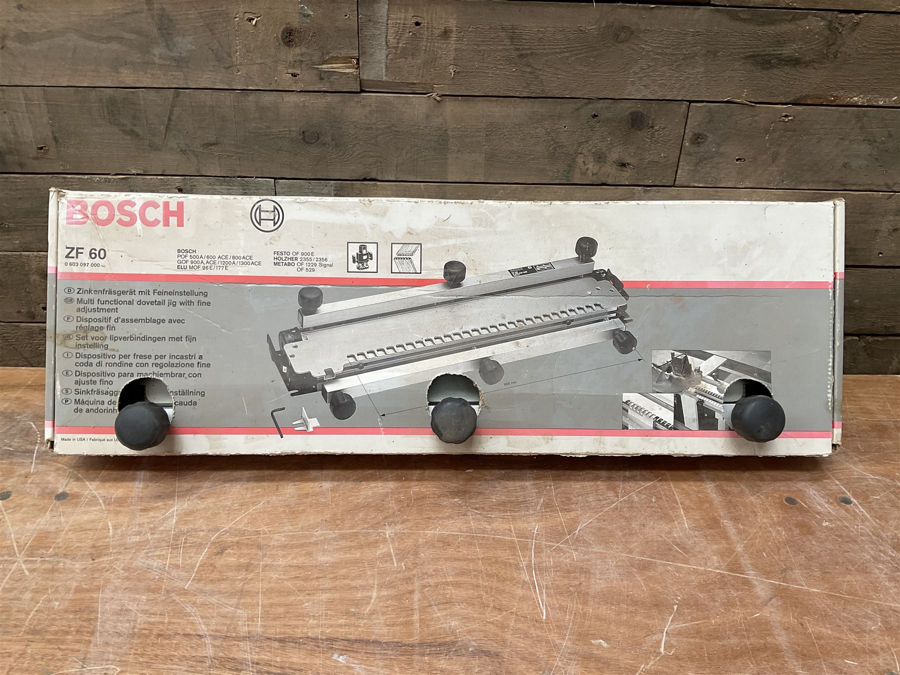 Bosch ZF60 multi functional dovetail jig - THIS LOT IS TO BE COLLECTED BY APPOINTMENT FROM DUGGLEBY STORAGE, GREAT HILL, EASTFIELD, SCARBOROUGH, YO11 3TX
