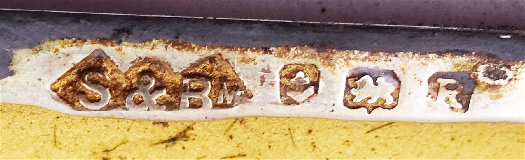 1940's silver cigarette case, with engine turned decoration and engraved monogram to panel to upper left corner, hallmarked Smith & Bartlam, Birmingham 1941, H12.5cm, approximate weight 6.09 ozt (189.5 grams)