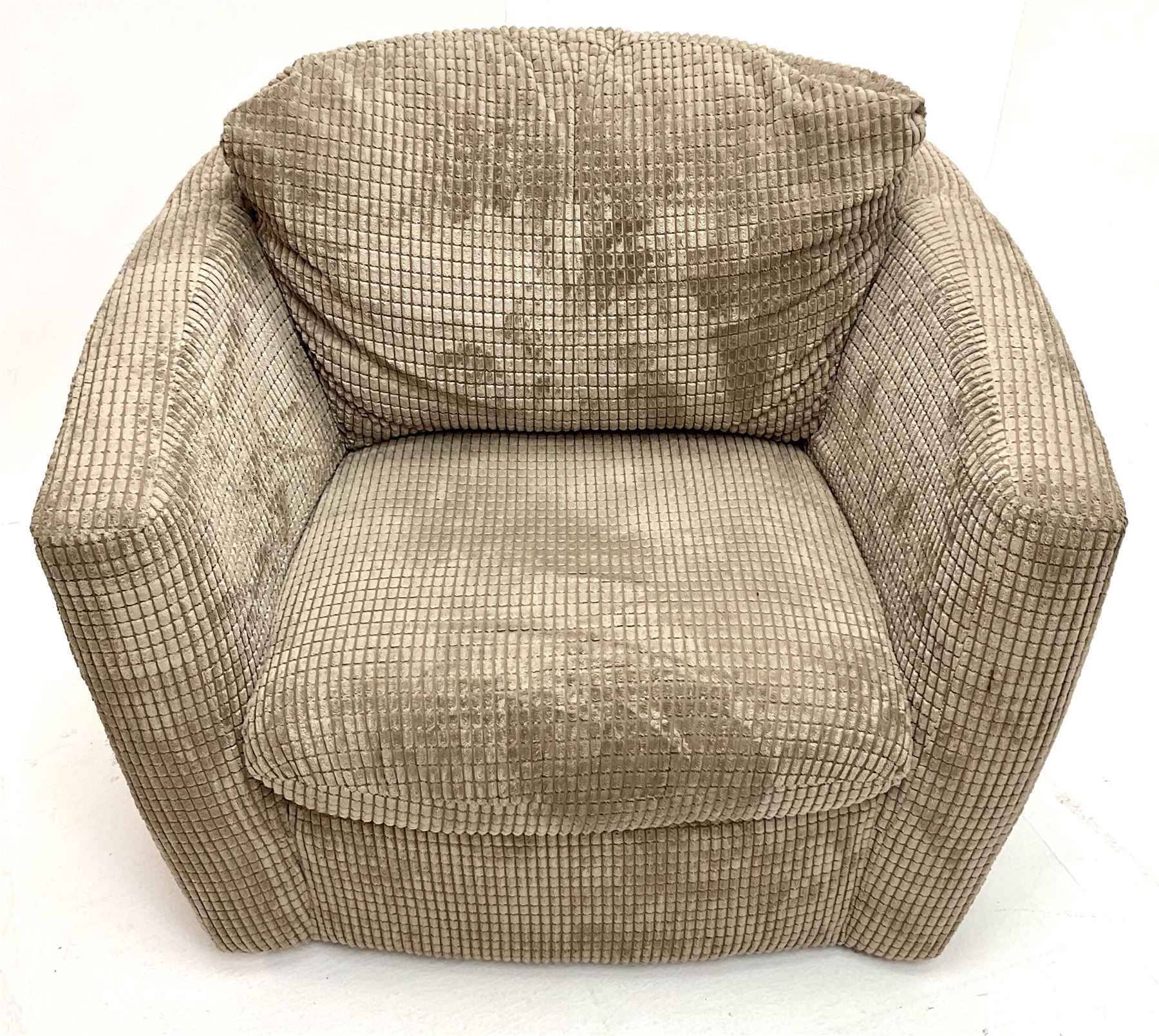 Jumbo cord shop tub chair