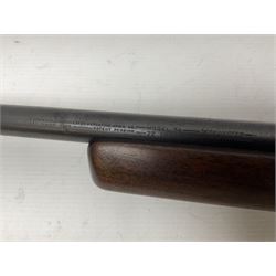 Winchester Model 74 .22 Short semi-automatic single shot rifle, the 61cm(24
